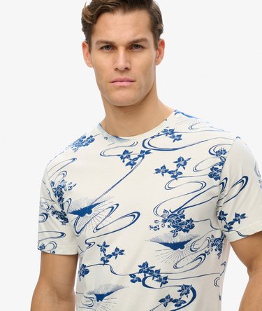 Klassisches Essential T-Shirt mit Print Image 3