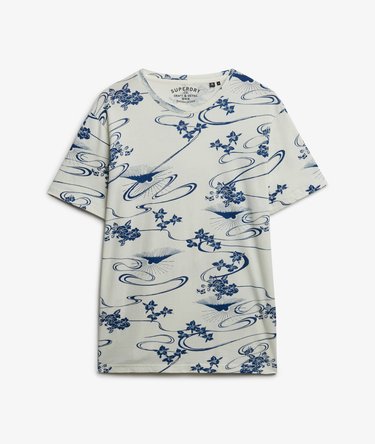 Klassisches Essential T-Shirt mit Print Image 6