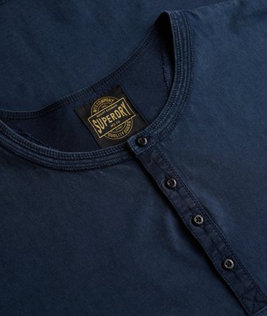 Slub Short Sleeve Jersey Grandad Top Image 5