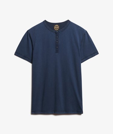 Slub Short Sleeve Jersey Grandad Top Image 6