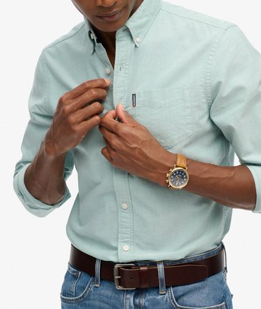 Essentials Long Sleeve Oxford Shirt Image 5