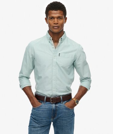 Essentials Long Sleeve Oxford Shirt Image 1