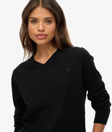 Classic V-Neck Jumper Image 4