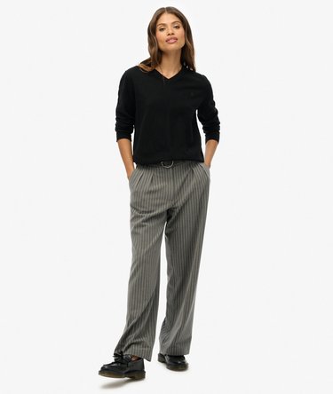 Classic V-Neck Jumper Image 3