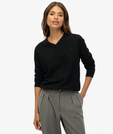 Classic V-Neck Jumper Image 1