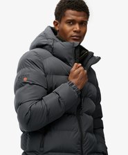 Hooded Sports Puffer Jacket