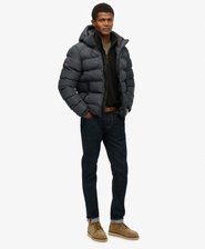 Hooded Sports Puffer Jacket