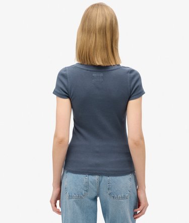 Essential Button-down-Kurzarmoberteil Image 4