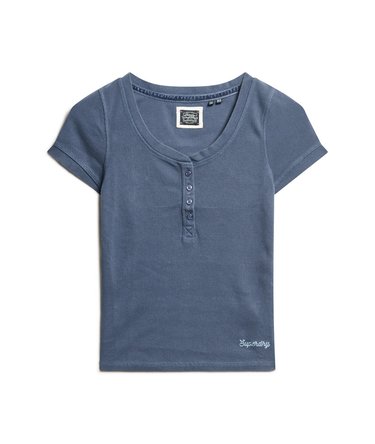 Essential Button-down-Kurzarmoberteil Image 7