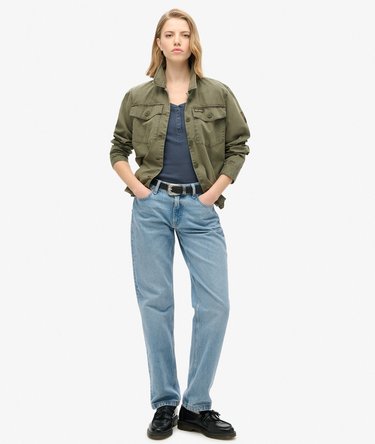 Essential Button-down-Kurzarmoberteil Image 2
