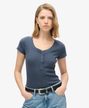Essential Button Down Short Sleeve Top
