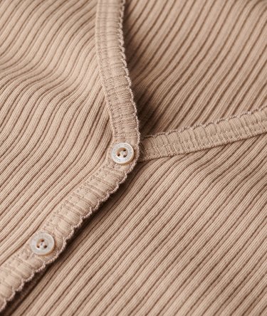 Essential Button Through Long Sleeve Top Image 5