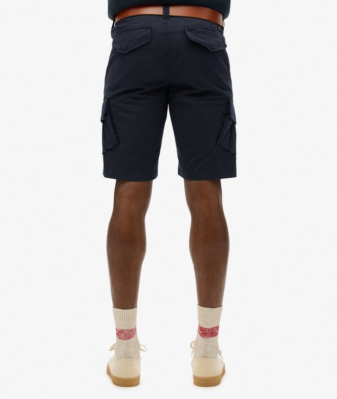 Short cargo Core en coton biobleu marine éclipse pour Homme