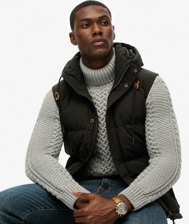 Everest Hooded Puffer Gilet Image 2