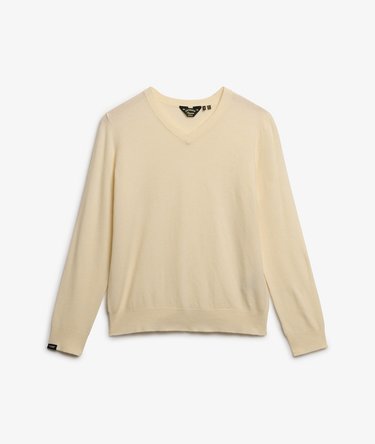 Classic V-Neck Jumper Image 6
