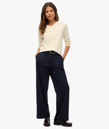 Classic V-Neck Jumper Image 3
