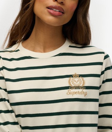 Country Club Long Sleeve Stripe Top Image 4
