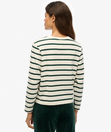 Country Club Long Sleeve Stripe Top Image 5