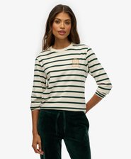 Country Club Long Sleeve Stripe Top