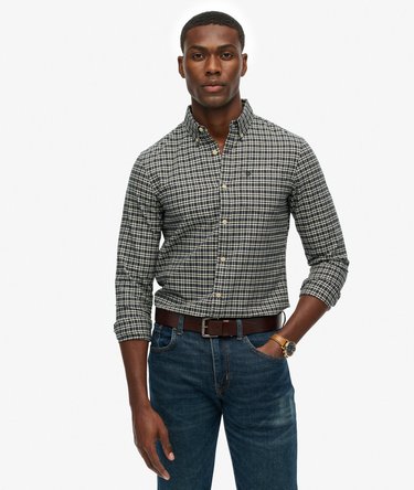 Premium Check Oxford Shirt Image 1