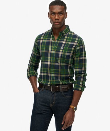 Long Sleeve Cotton Lumberjack Shirt Image 1