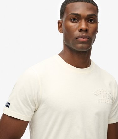 Athletic relaxed T-shirt met reliëfopdruk Image 4