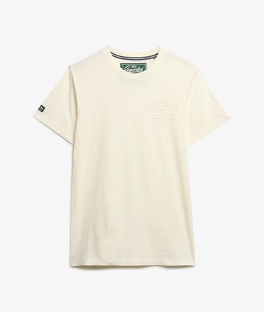 Athletic relaxed T-shirt met reliëfopdruk Image 7