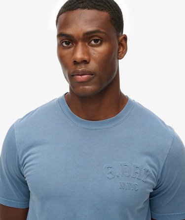 Athletic relaxed T-shirt met reliëfopdruk Image 4