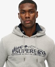 Outdoor Scene hoodie met relaxte pasvorm