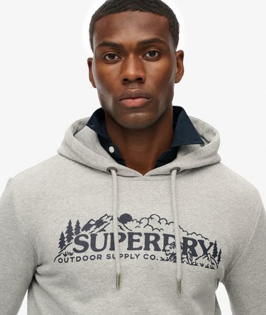 Outdoor Scene Relaxed Hoodie Image 4