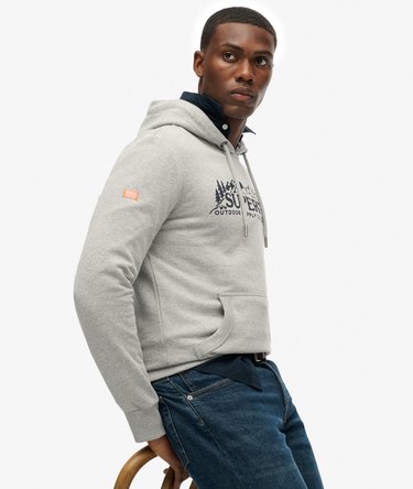 Outdoor Scene Relaxed Hoodie Image 2