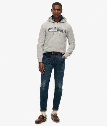 Outdoor Scene Relaxed Hoodie Image 3