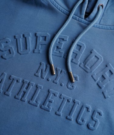 Athletic Embossed Oversized Hoodie Image 6