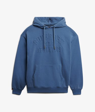 Athletic Embossed Oversized Hoodie Image 7