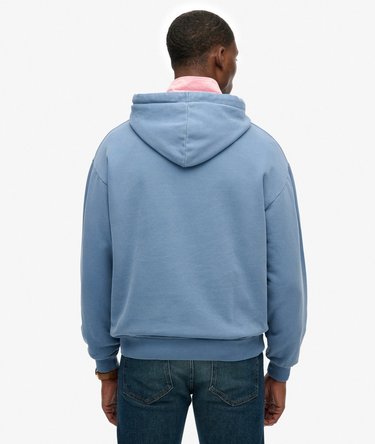 Athletic Embossed Oversized Hoodie Image 5