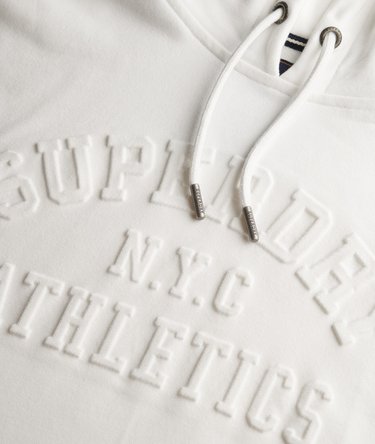Athletic Embossed Oversized Hoodie Image 6