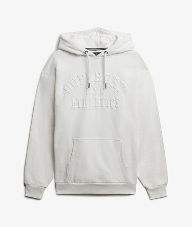 Athletic Embossed Oversized Hoodie Image 7