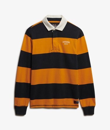 Vintage Athletic Stripe Rugby Top Image 6
