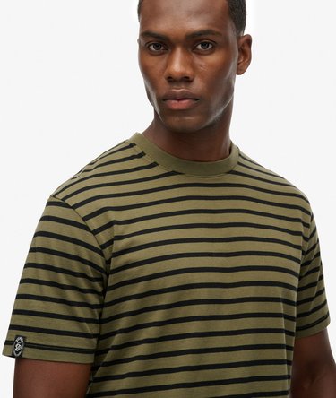 The Merchant Store – T-Shirt mit Streifen Image 4
