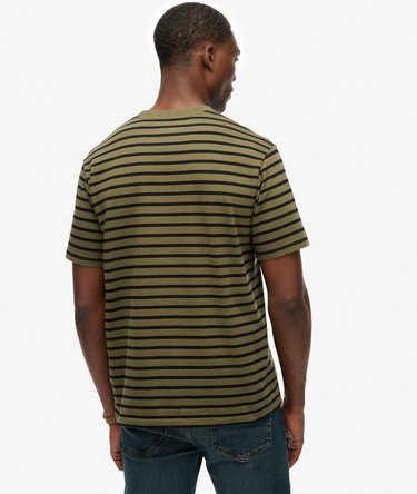 The Merchant Store – T-Shirt mit Streifen Image 5