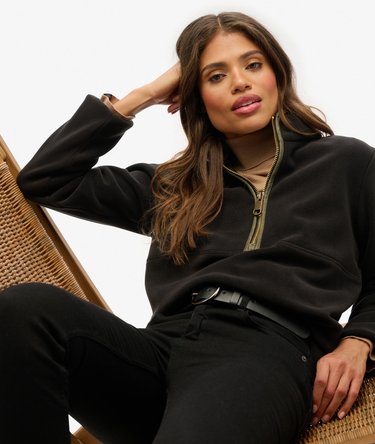 Estate fleece met halve rits Image 2