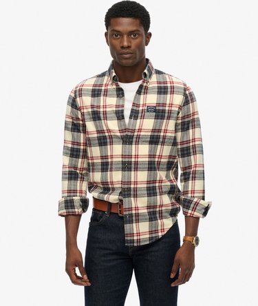 Long Sleeve Cotton Lumberjack Shirt Image 1