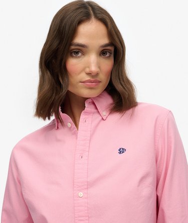 Slim Oxford Button Down Long Sleeve Shirt Image 4
