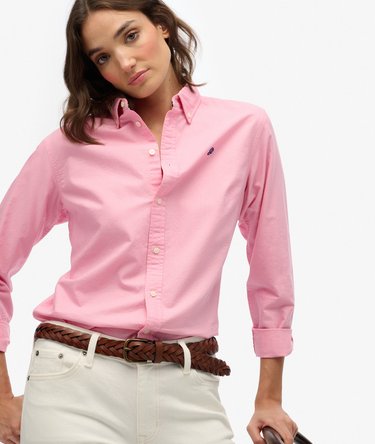 Slim Oxford Button Down Long Sleeve Shirt Image 2