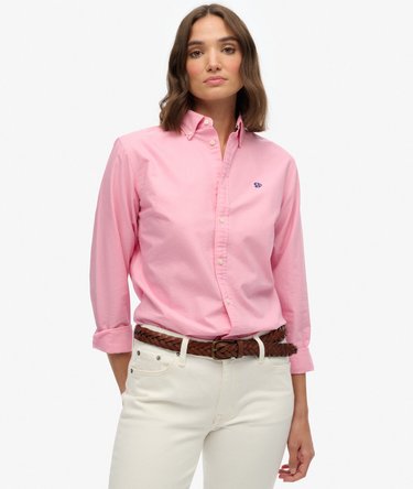 Slim Oxford Button Down Long Sleeve Shirt Image 1