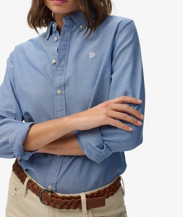 Slim Oxford Button Down Overhemd Image 2