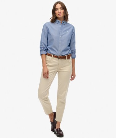 Slim Oxford Button Down Overhemd Image 3