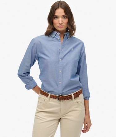 Slim Oxford Button Down Overhemd Image 1