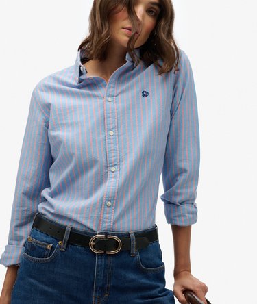 Slim Oxford Button Down Long Sleeve Shirt Image 2