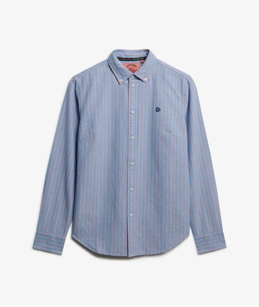 Slim Oxford Button Down Long Sleeve Shirt Image 6
